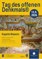 Sonntag, 13.09.2026 Tag des offenen Denkmals Kapelle Wawern
